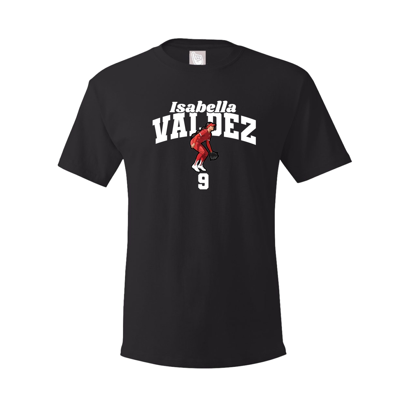 Youth Tee — Signature Arch in Black
