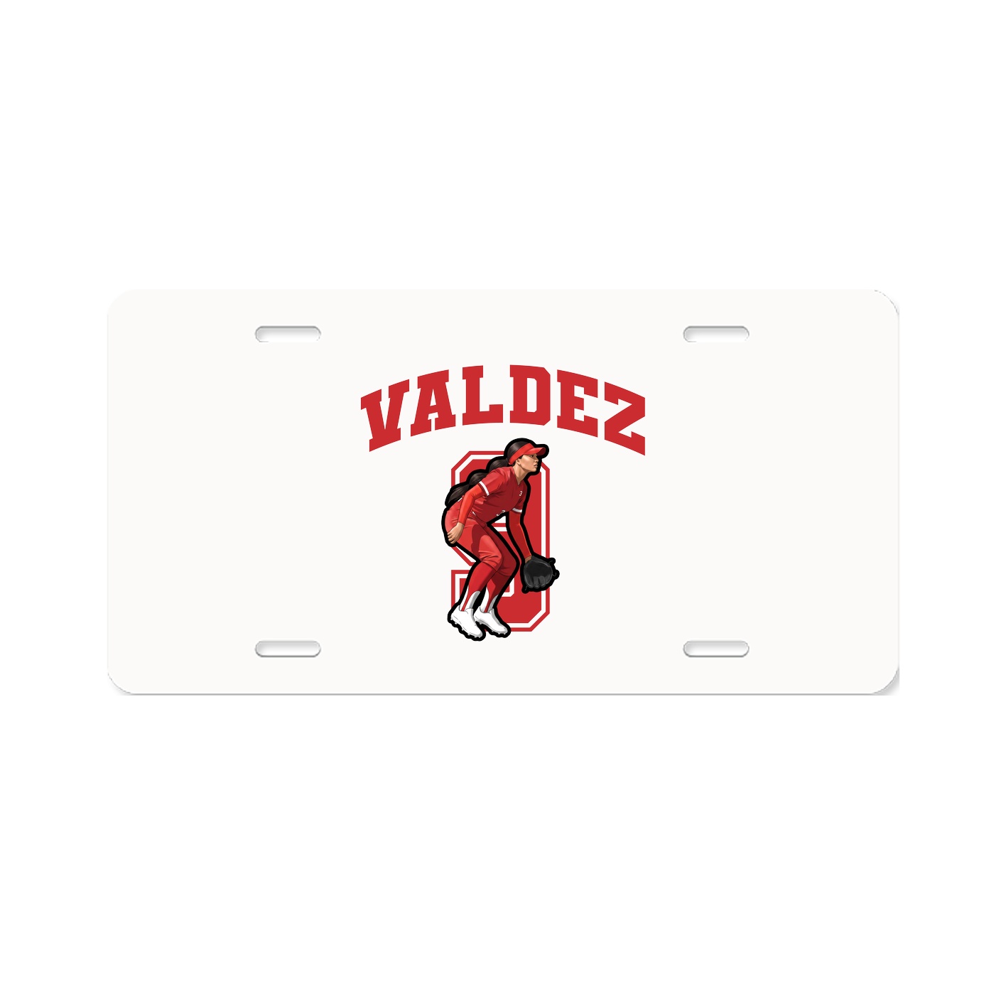 License Plate — Number in Classic