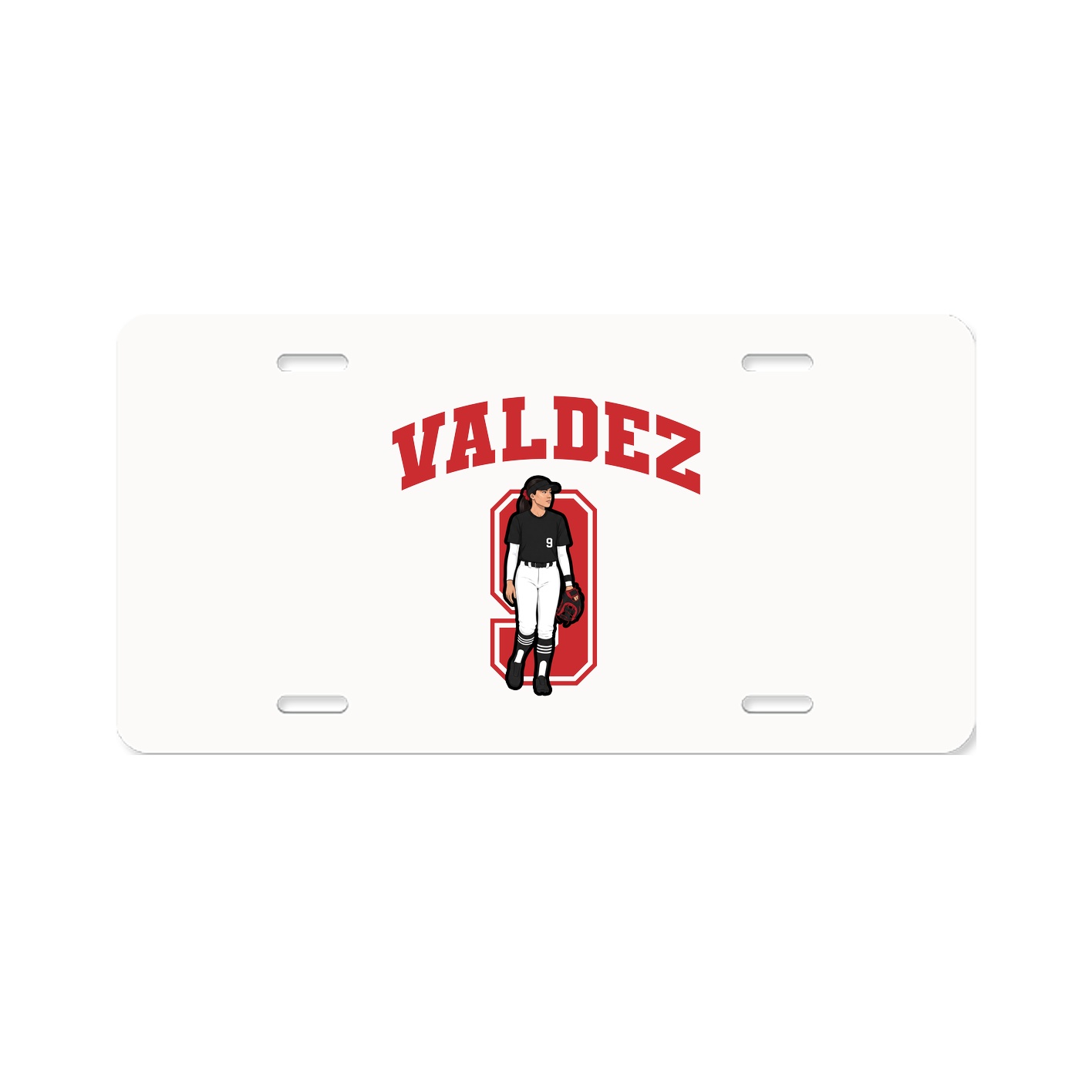License Plate — Number in Classic