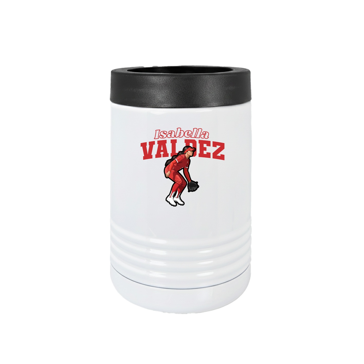 Beverage Holder — Name Arch in White