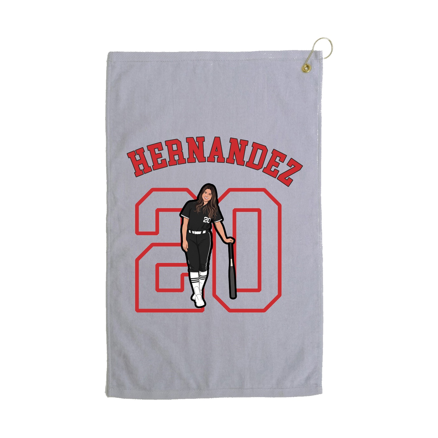 Golf Towel — Shirsey Arch in Grey