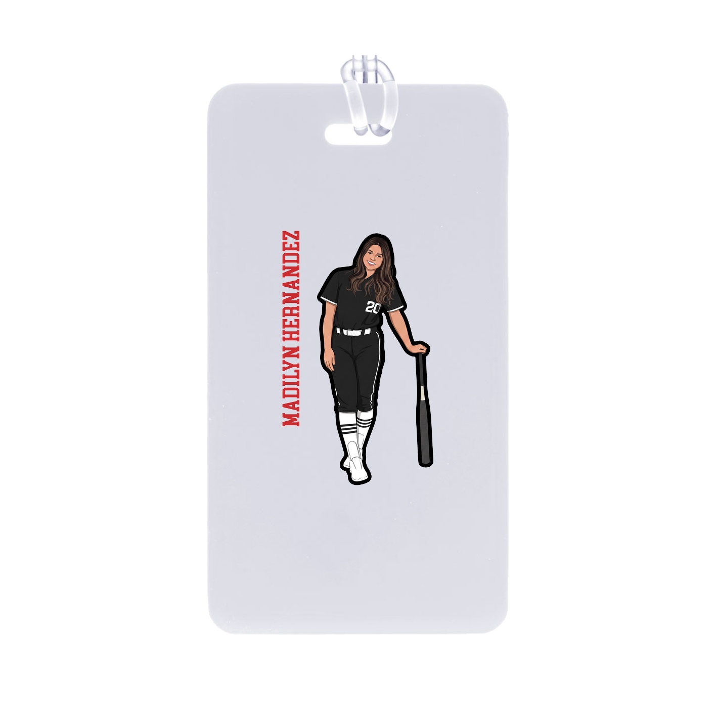 Bag Tag — Name Vertical in Classic