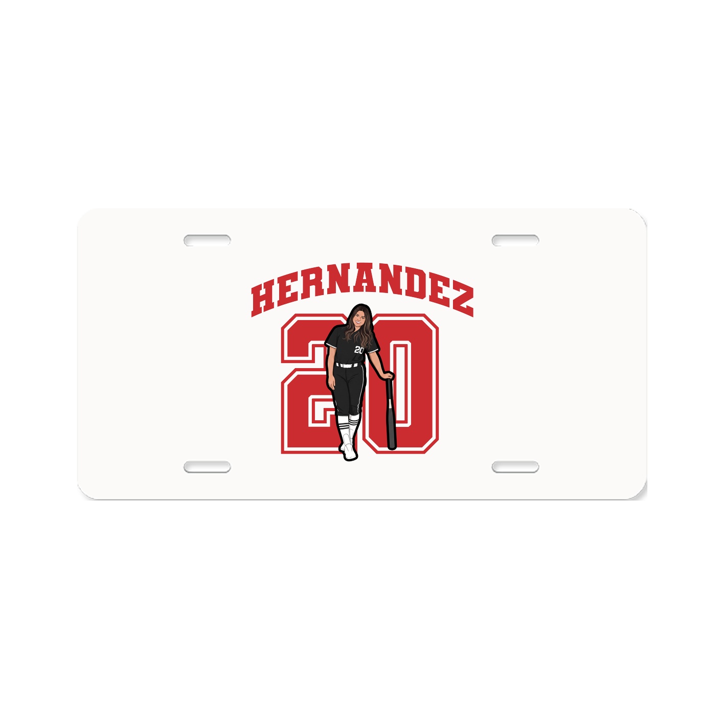 License Plate — Number in Classic