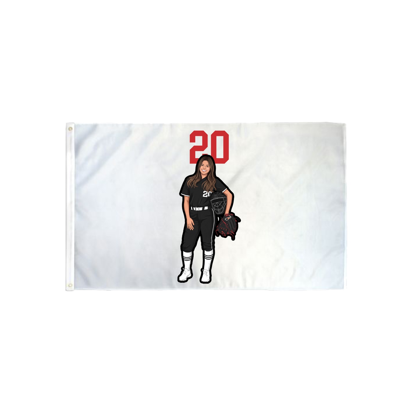 3x5 Flag — Number Top in Classic