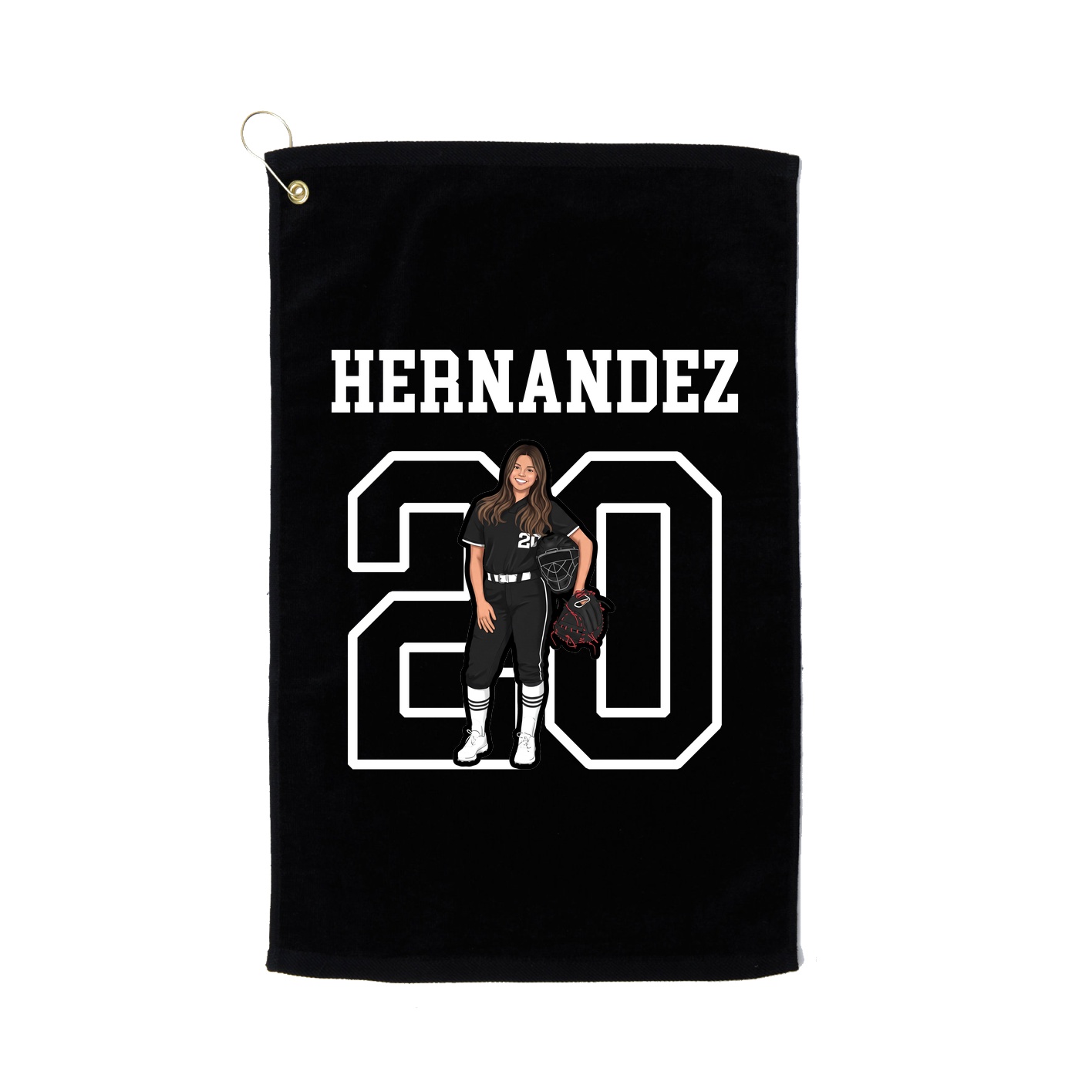Golf Towel — Shirsey in Black