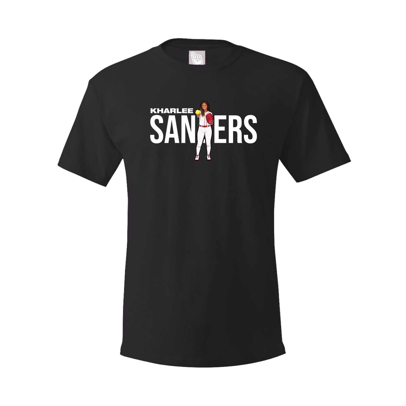 Youth Tee — Player Name in Black