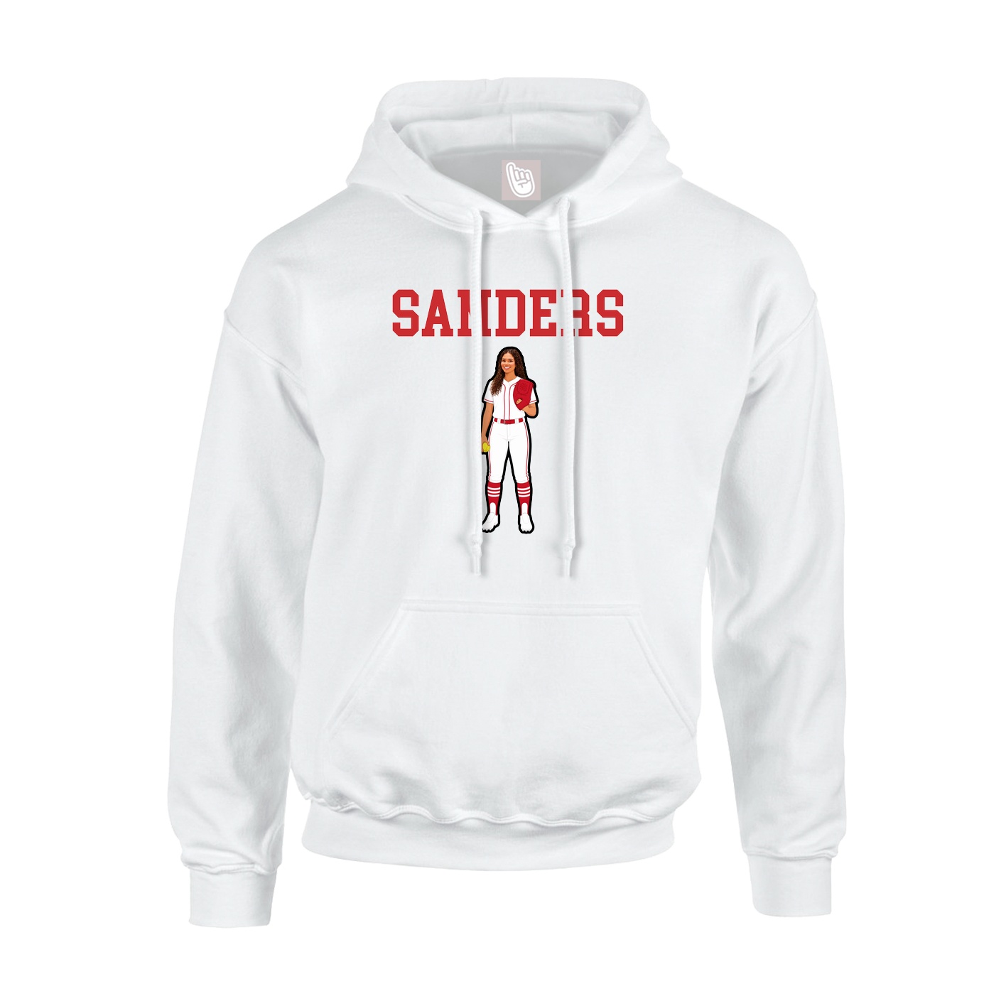 Youth Hoodie — Shirsey in White
