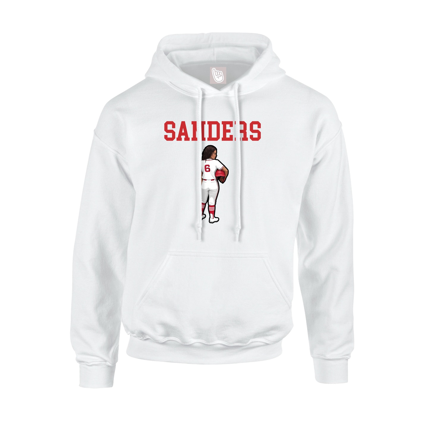 Hoodie — Shirsey in White