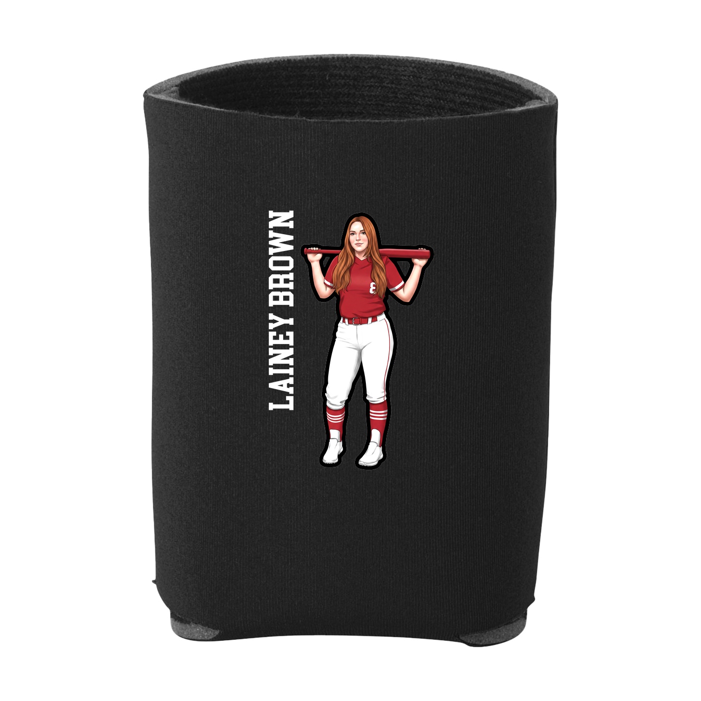 Can Holder — Name Vertical in Black