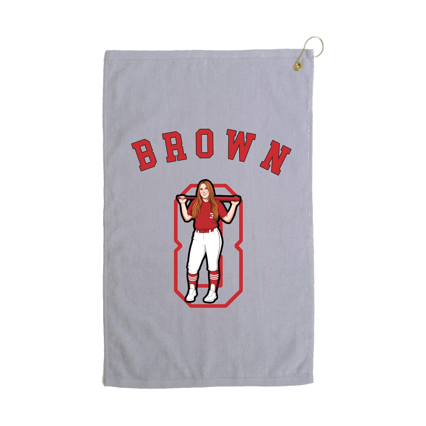 Golf Towel — Shirsey Arch in Grey