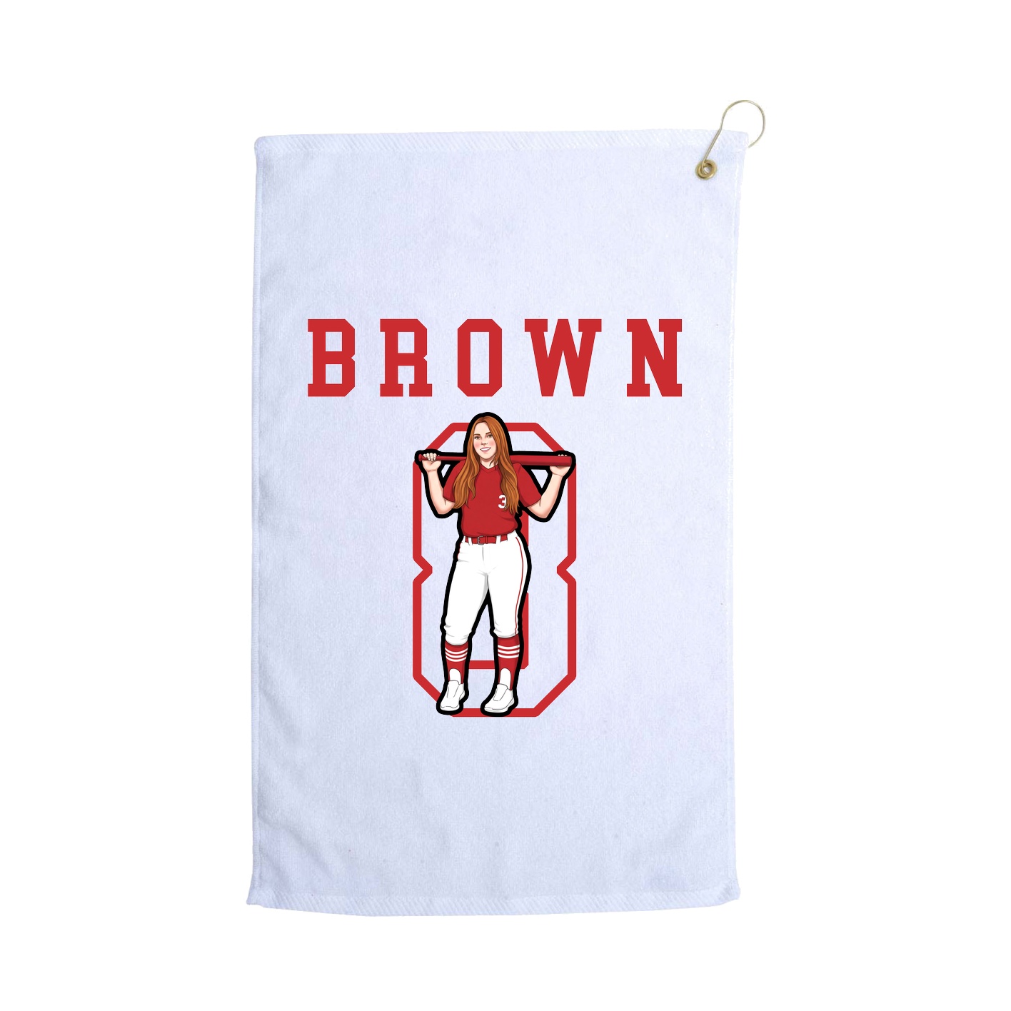 Golf Towel — Shirsey in White