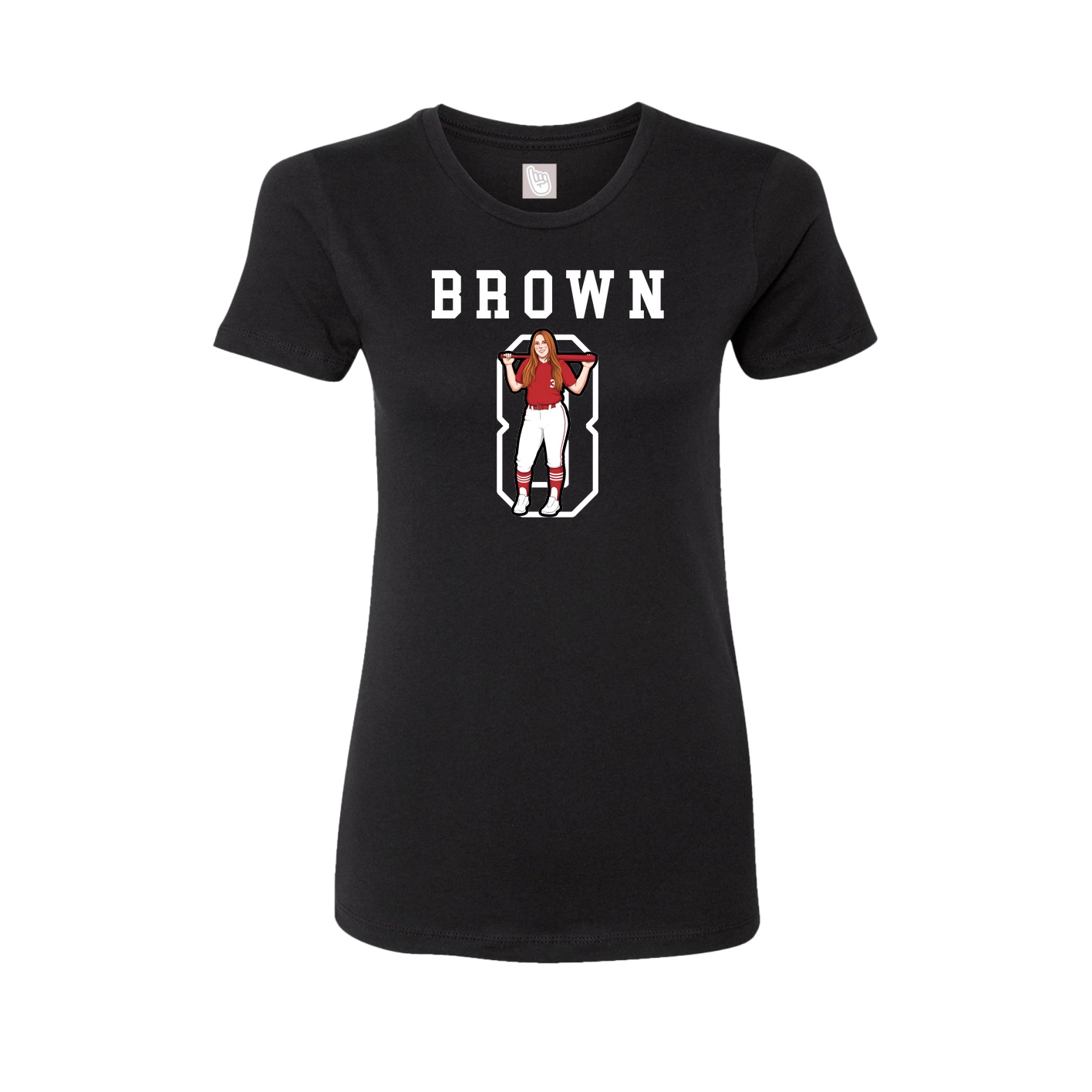 Fitted Women's Tee — Shirsey in Black