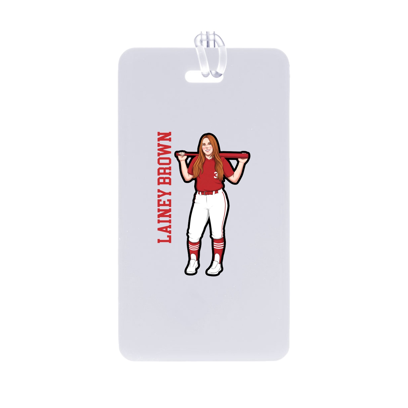 Bag Tag — Name Vertical in Classic