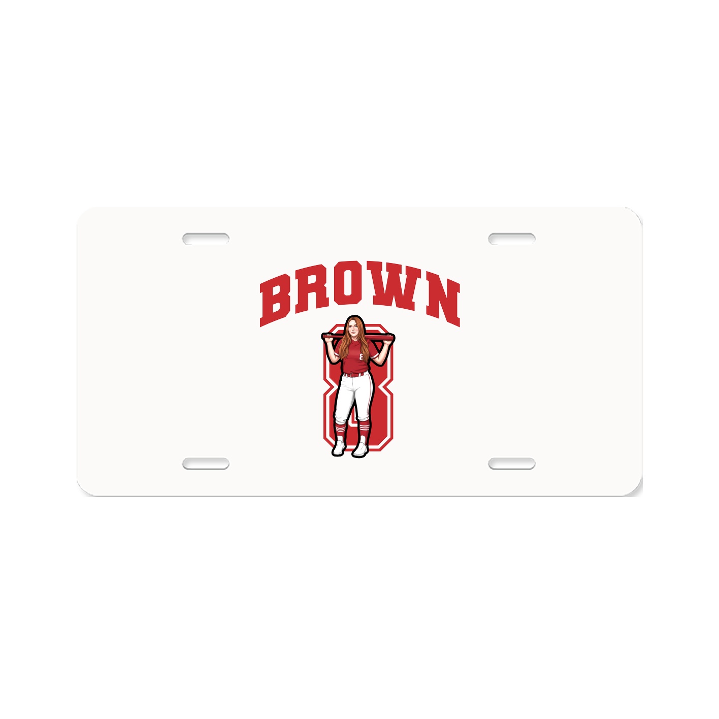License Plate — Number in Classic