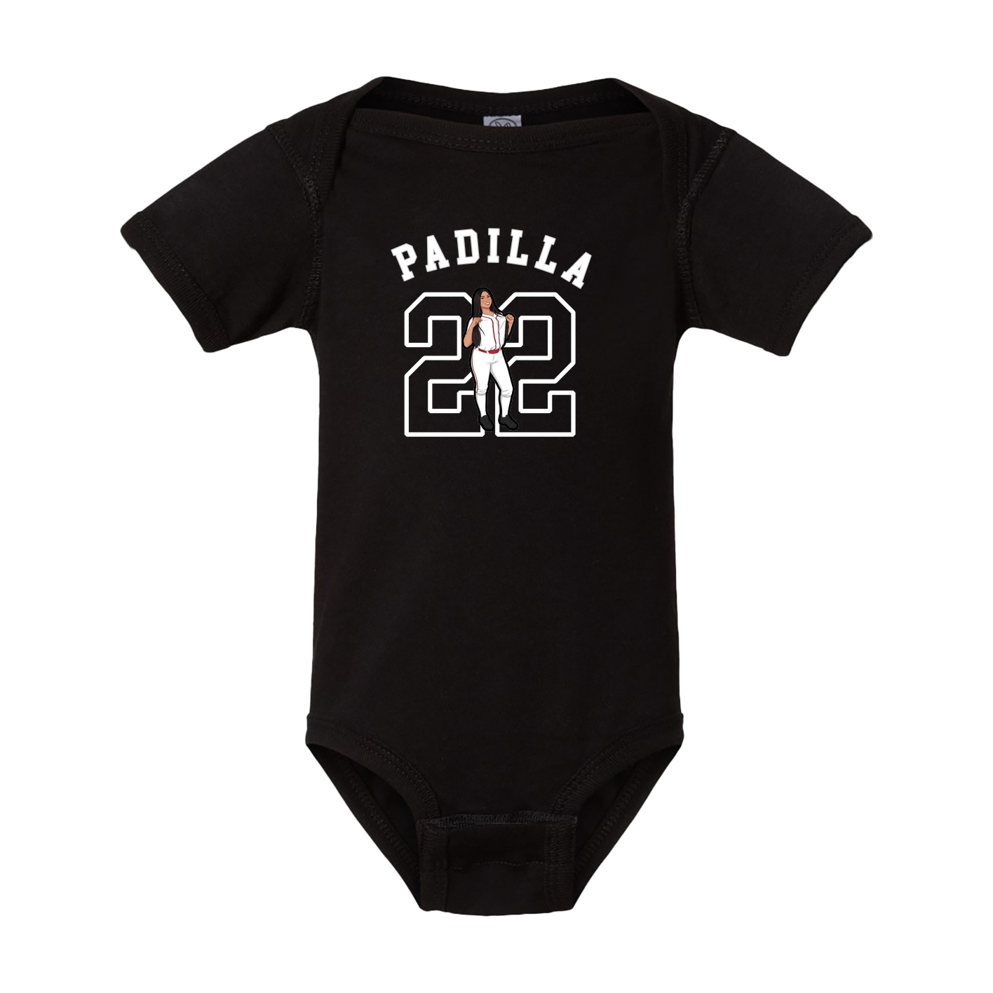 Baby Onesie — Shirsey Arch in Black