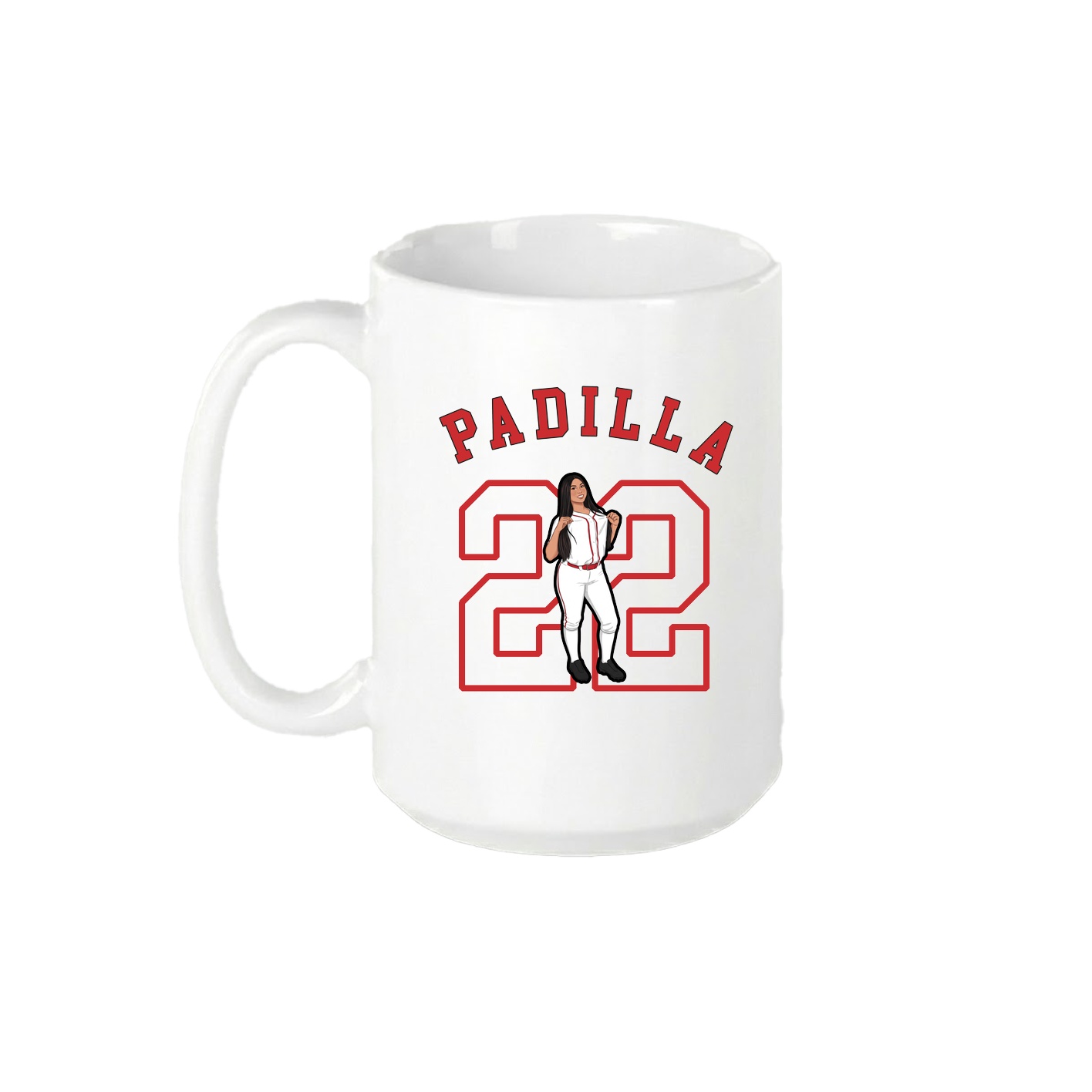 15oz Coffee Mug — Shirsey Arch in White