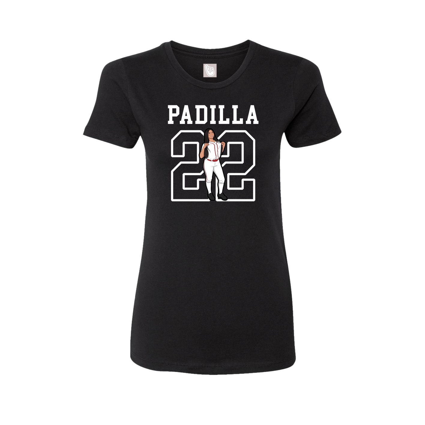 Fitted Women's Tee — Shirsey in Black