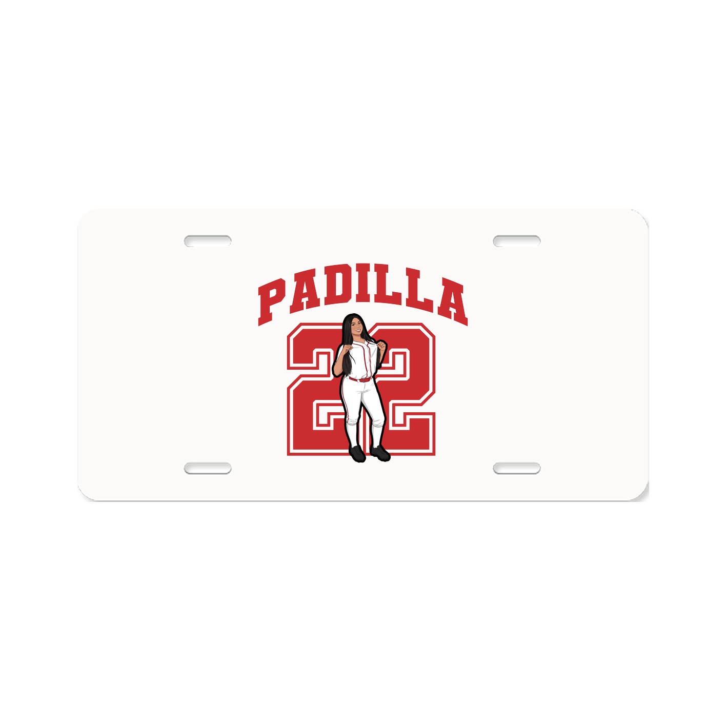 License Plate — Number in Classic