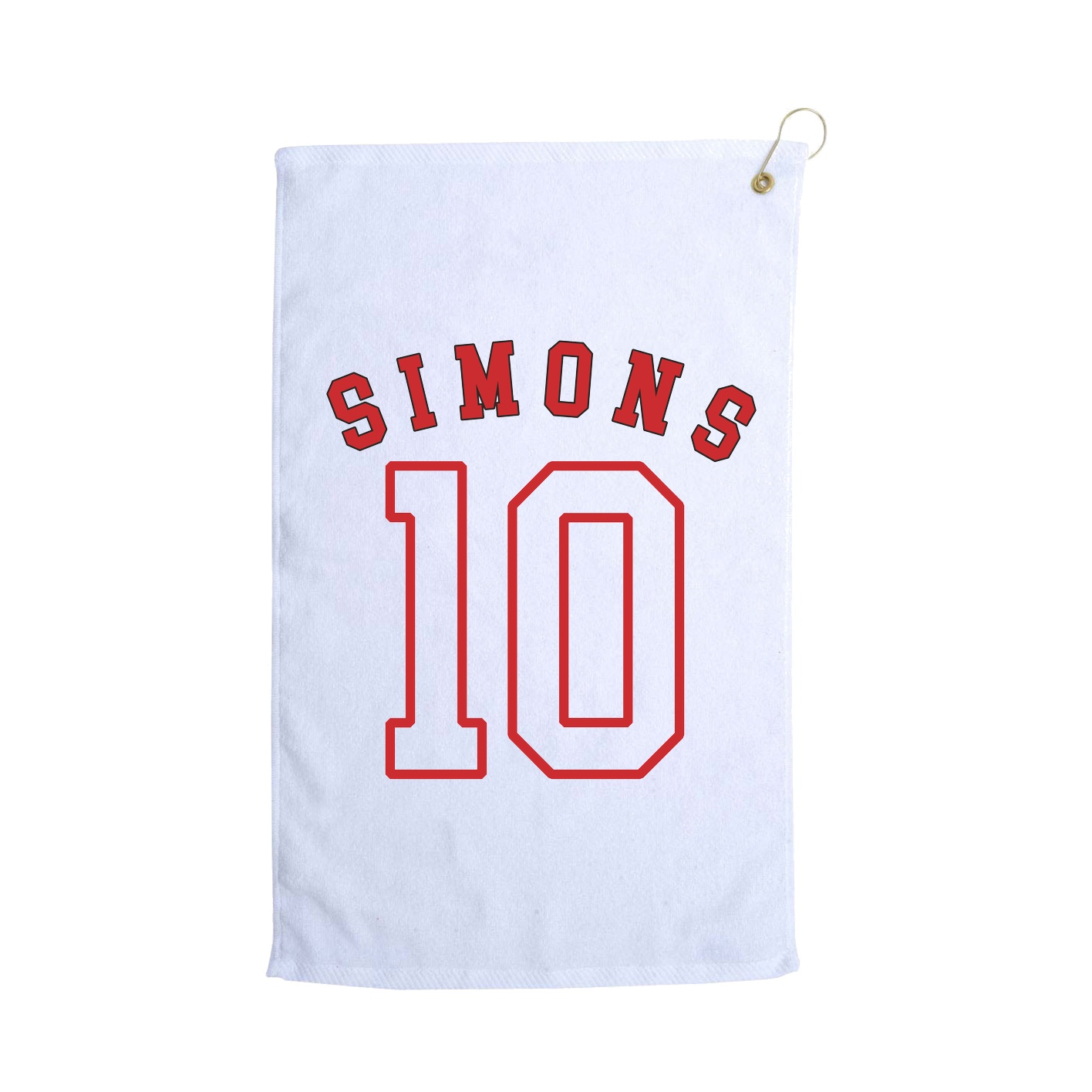 Golf Towel — Shirsey Arch in White