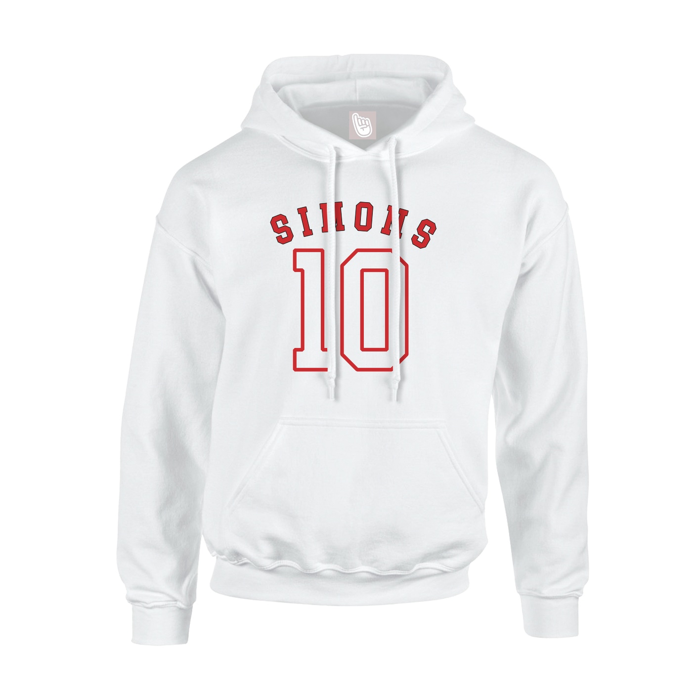 Hoodie — Shirsey Arch in White