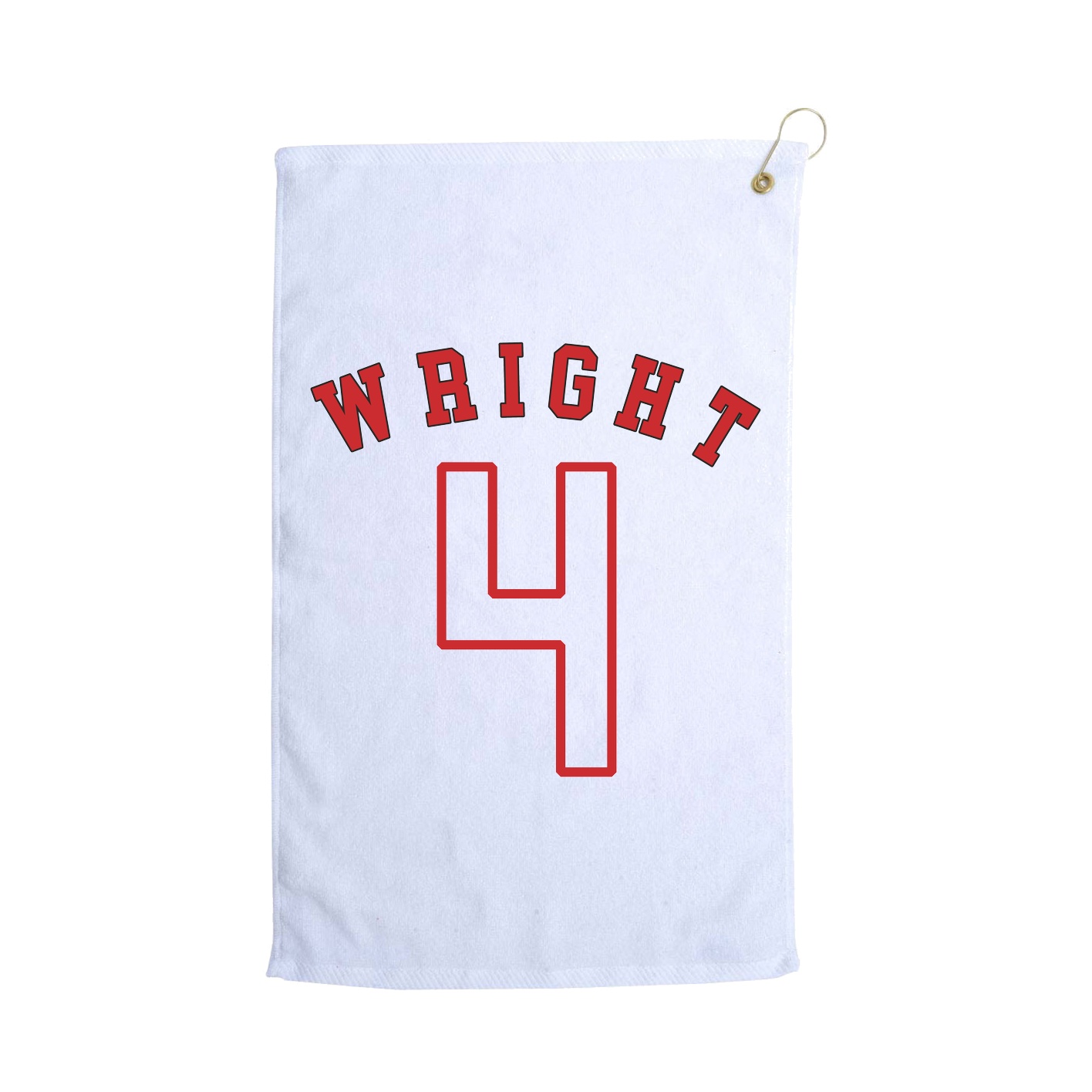Golf Towel — Shirsey Arch in White