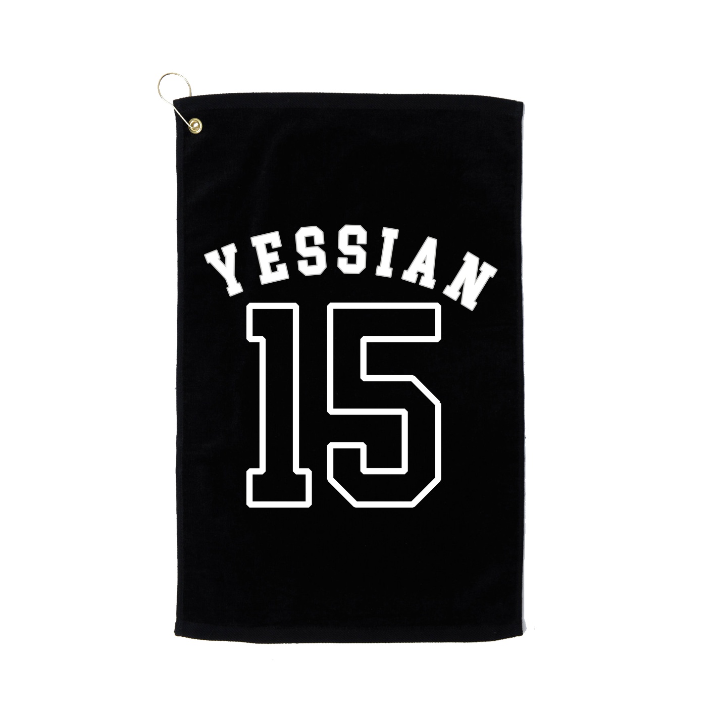 Golf Towel — Shirsey Arch in Black
