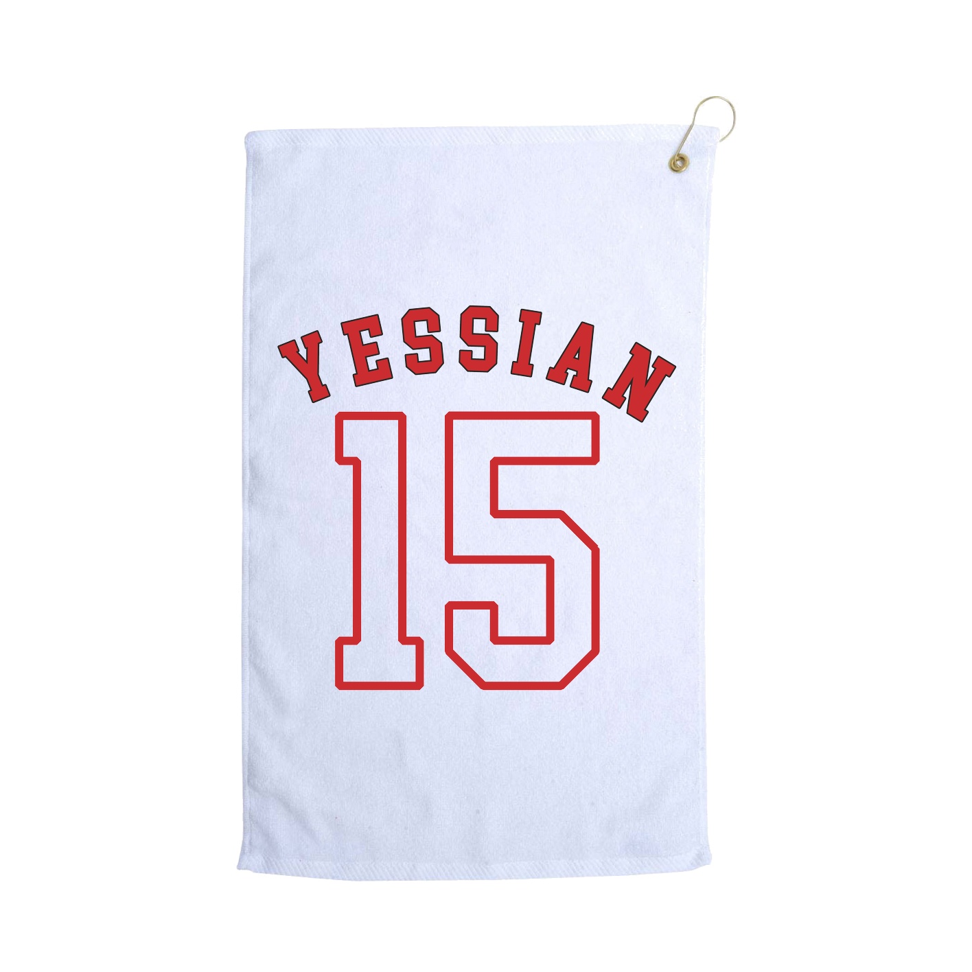Golf Towel — Shirsey Arch in White