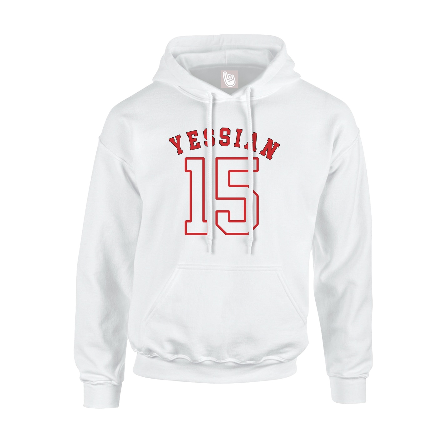 Hoodie — Shirsey Arch in White