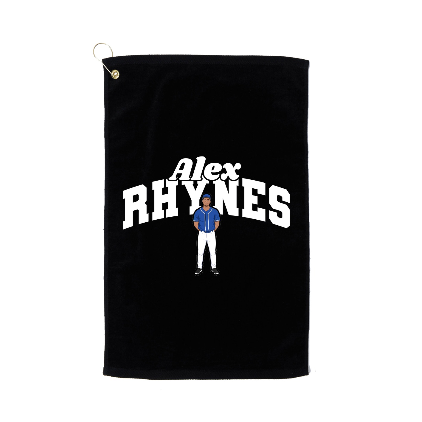 Golf Towel — Signature Arch in Black
