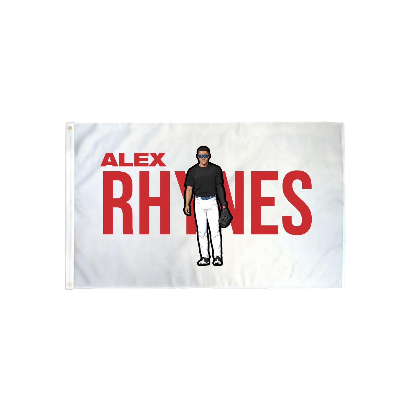 3x5 Flag — Player Name in Classic