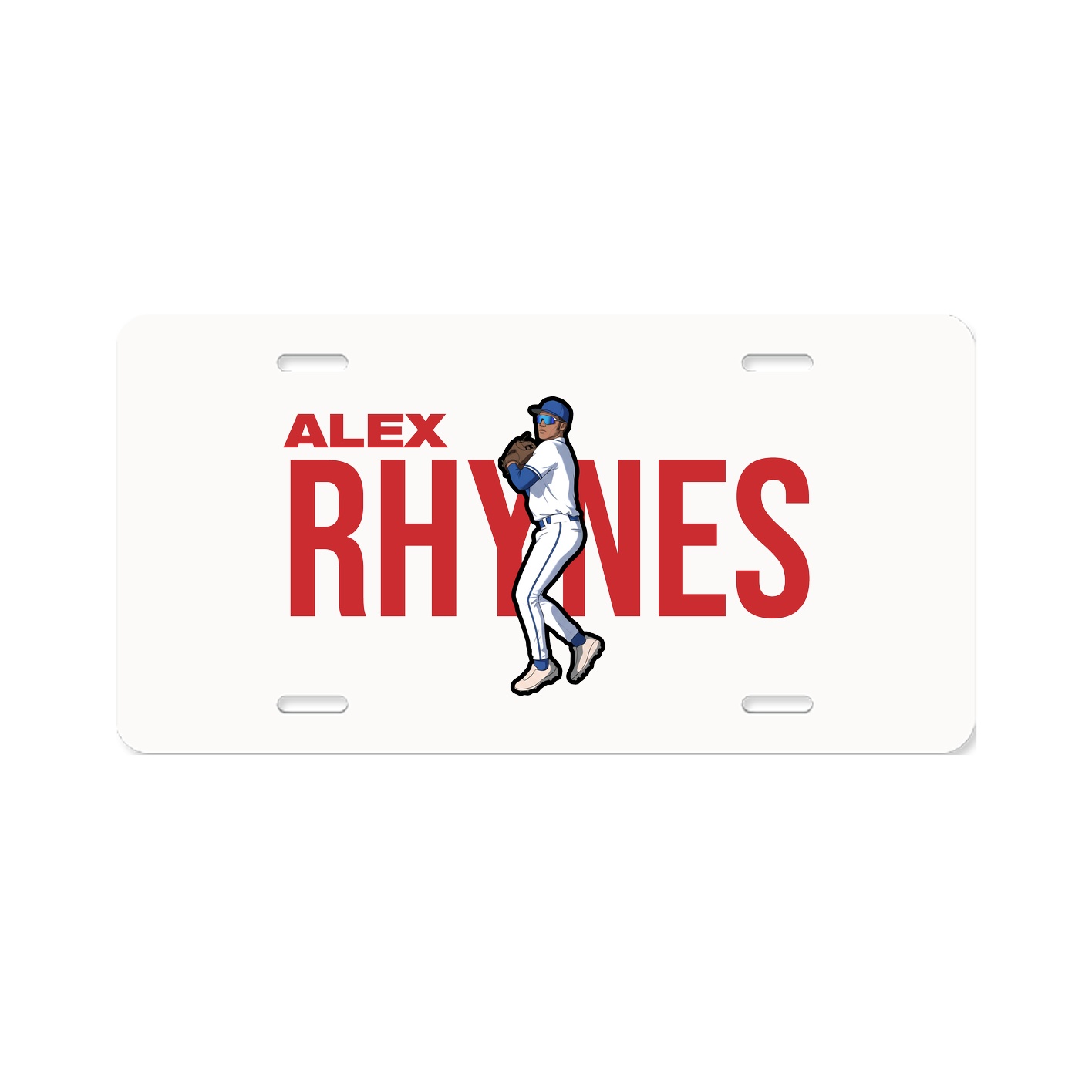 License Plate — Player Name in Classic