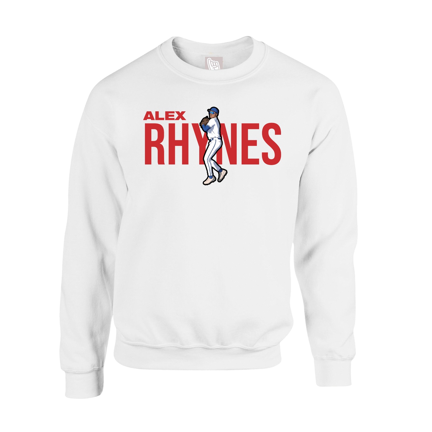 Fleece Crew — Player Name in White