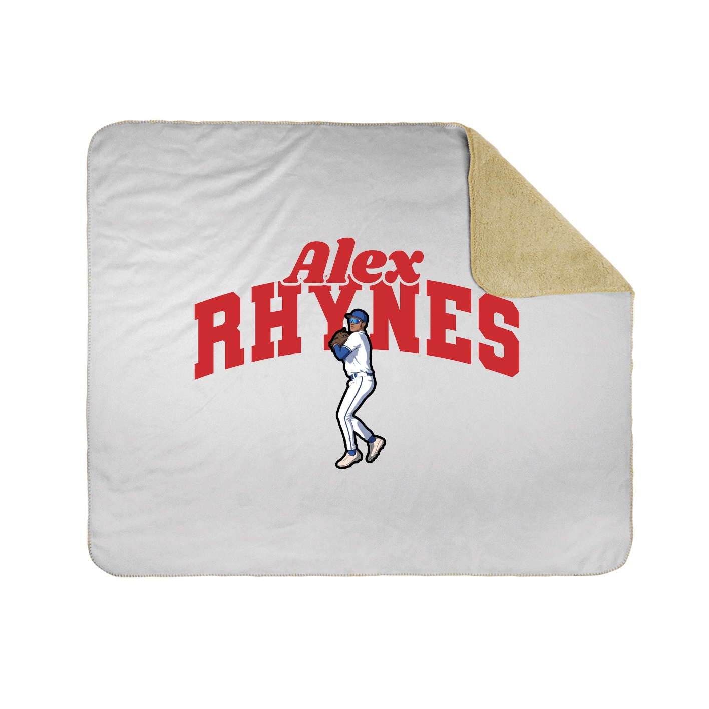 Throw Blanket — Signature Arch in White
