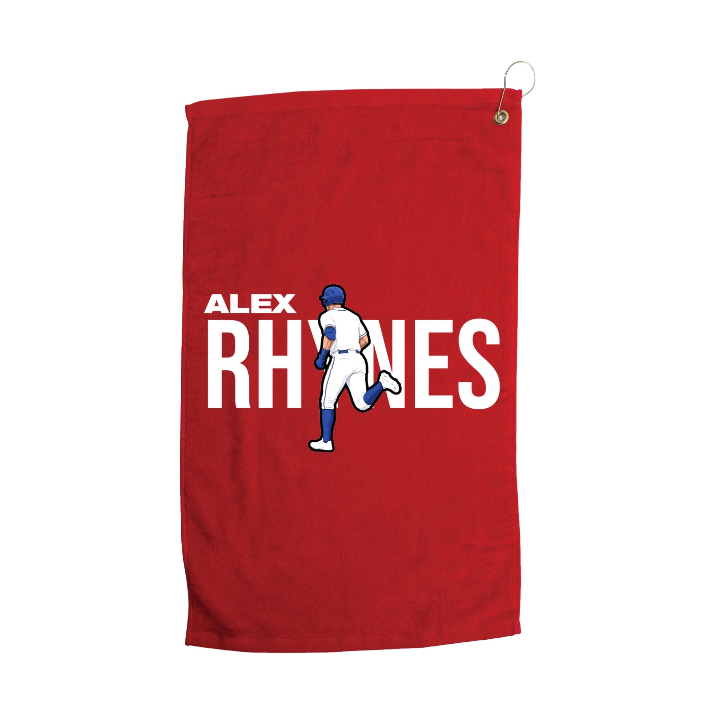 Golf Towel — Player Name in Red