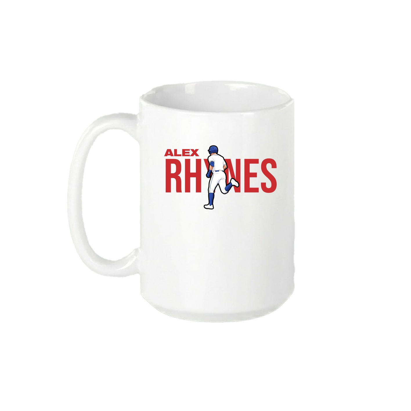 15oz Coffee Mug — Player Name in White