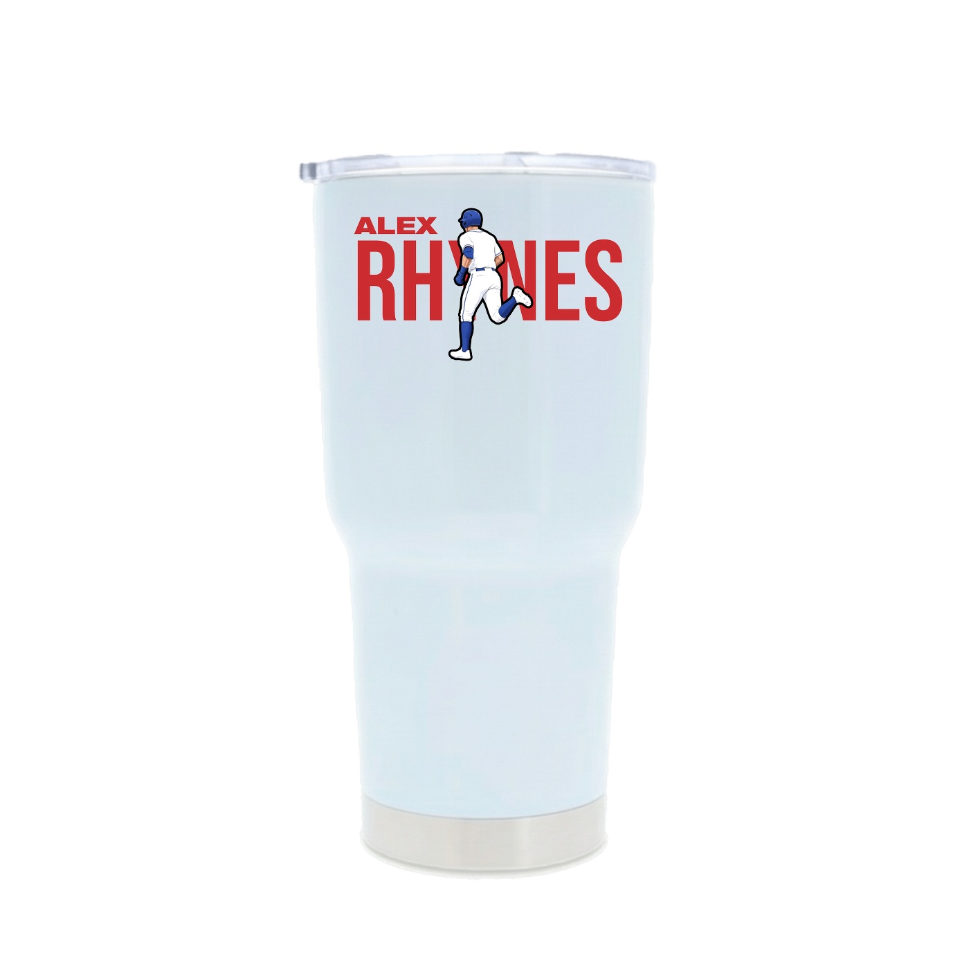 30oz Stainless Steel Tumbler — Player Name in White