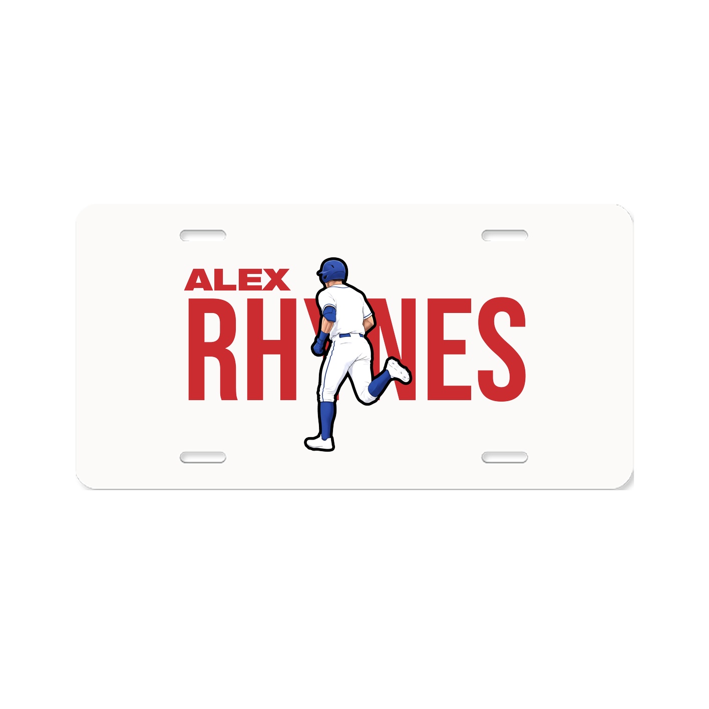 License Plate — Player Name in Classic