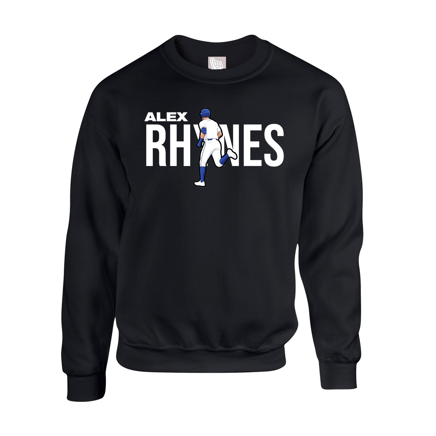 Fleece Crew — Player Name in Black