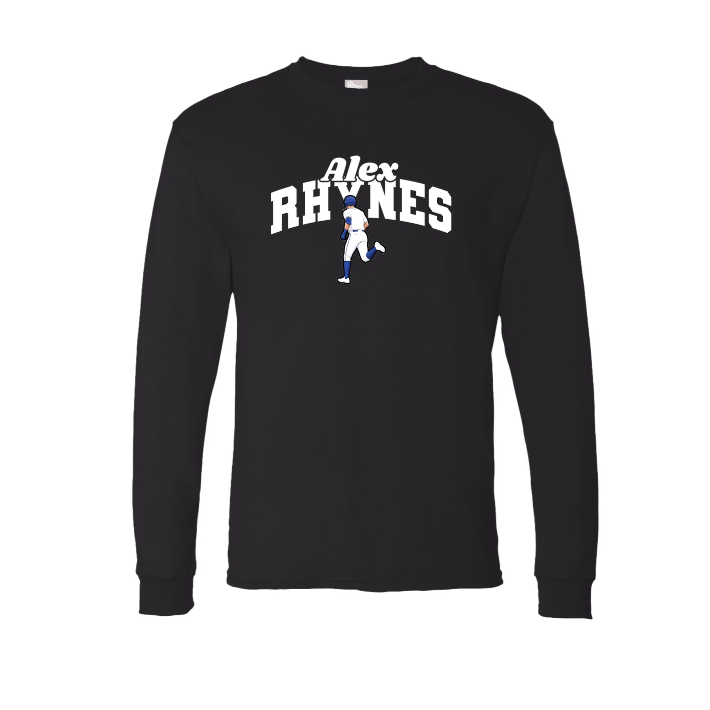 Long Sleeve Tee — Signature Arch in Black