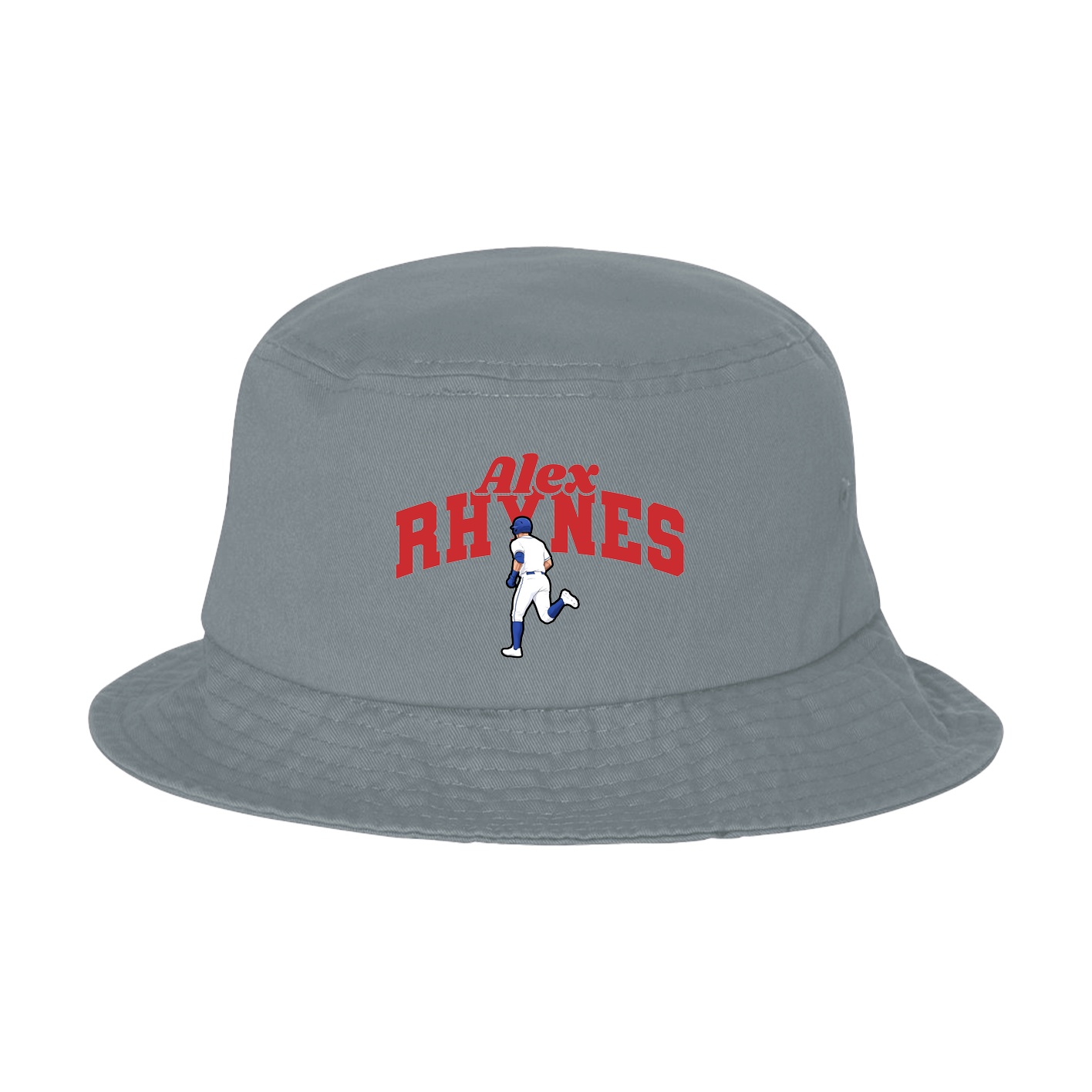 Bucket Cap — Signature Arch in Grey