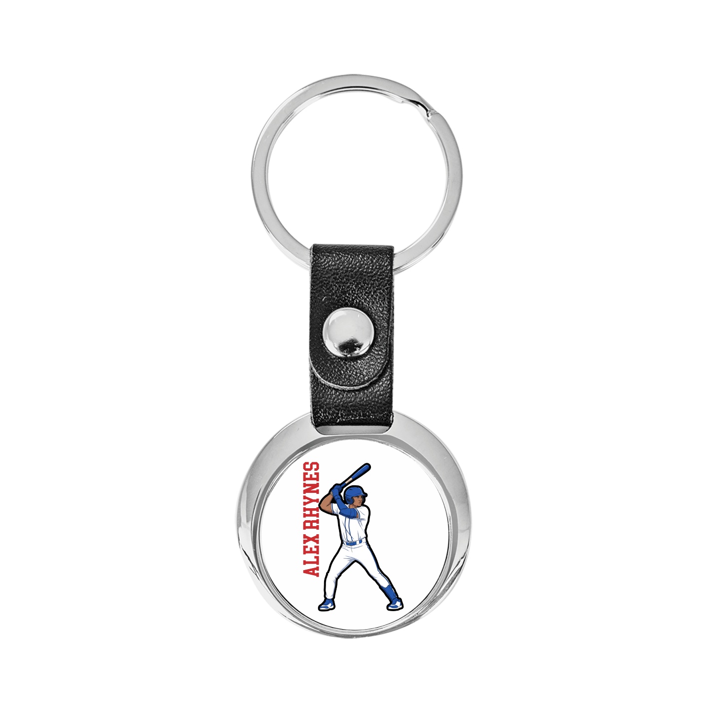 Key Chain — Name Vertical in Classic