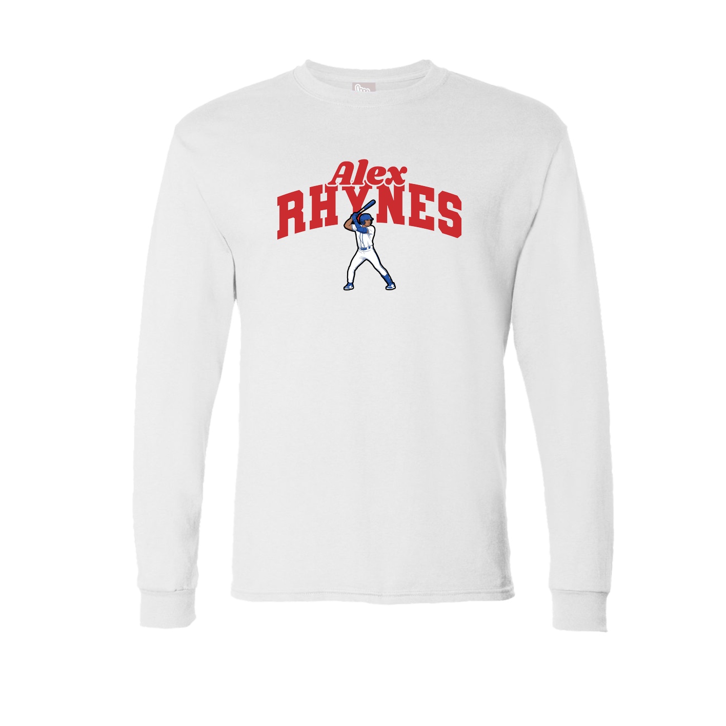 Long Sleeve Tee — Signature Arch in White