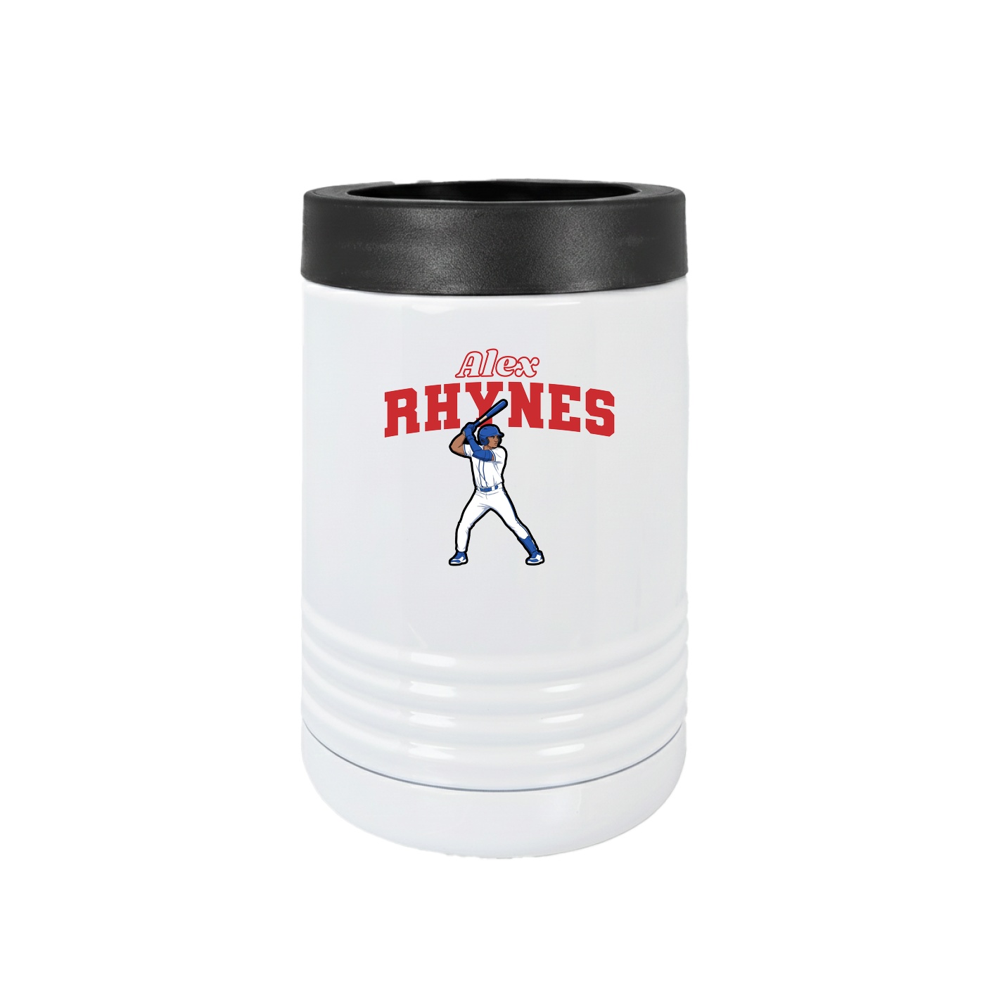 Beverage Holder — Name Arch in White