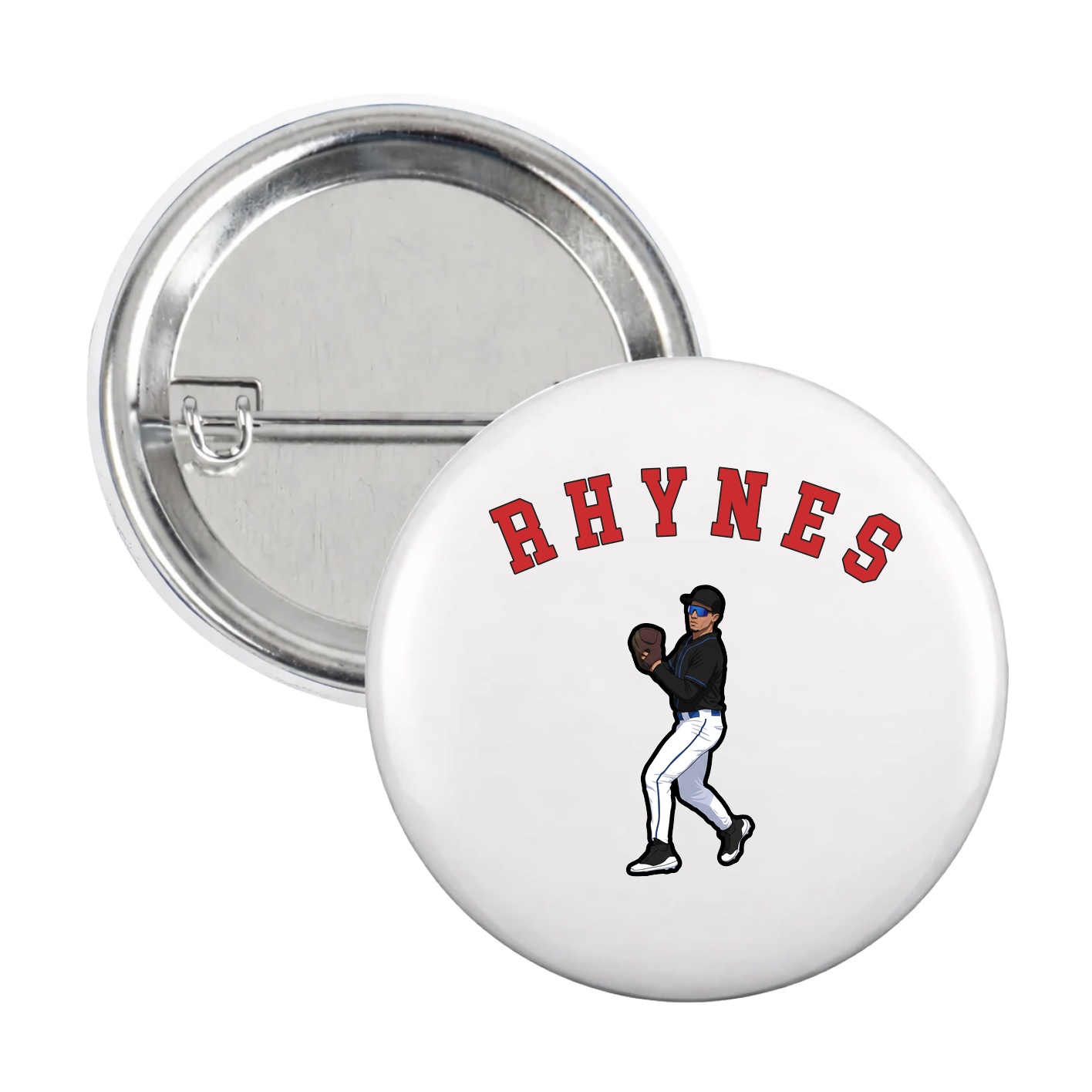 Game Day Button — Shirsey Arch in White