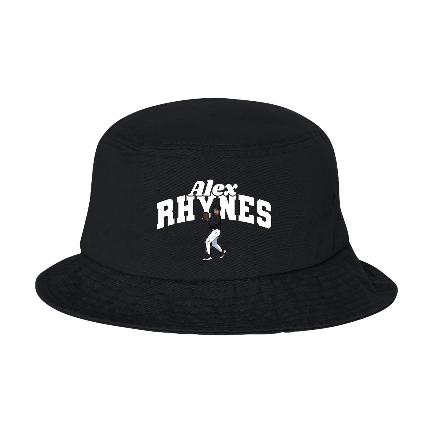 Bucket Cap — Signature Arch in Black
