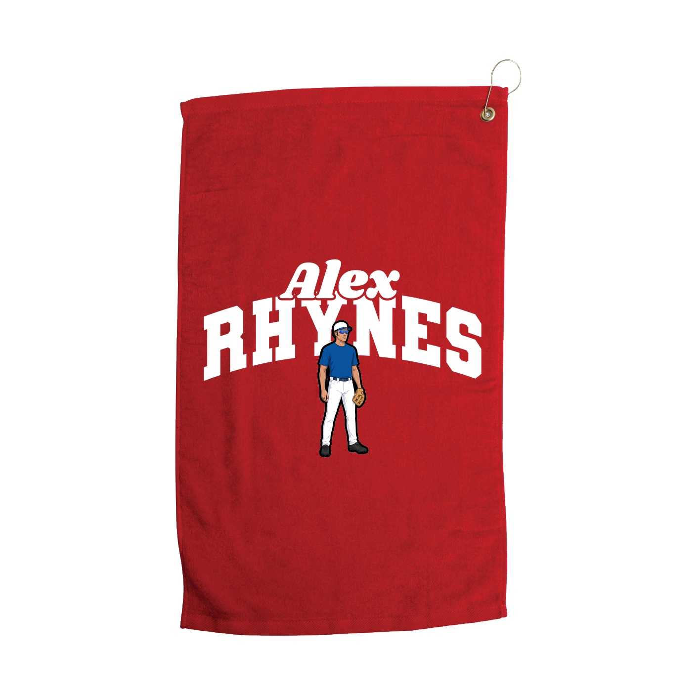 Golf Towel — Signature Arch in Red