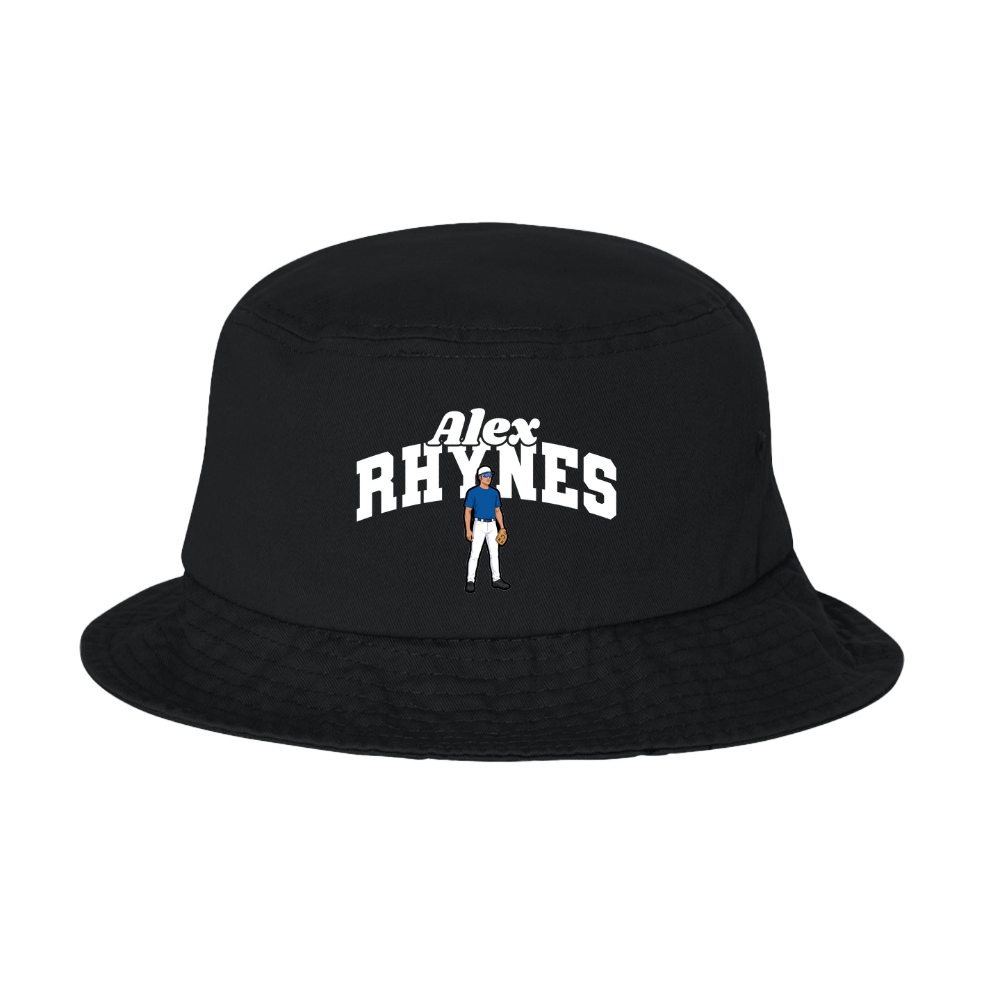 Bucket Cap — Signature Arch in Black