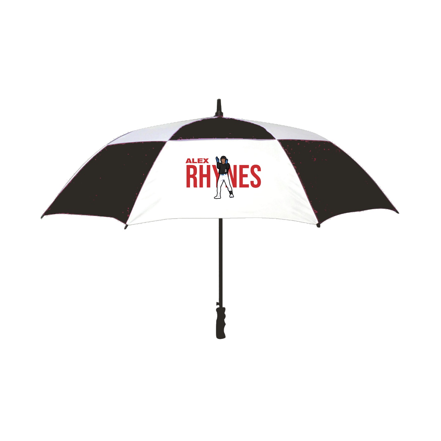 Golf Umbrella — Player Name in Black