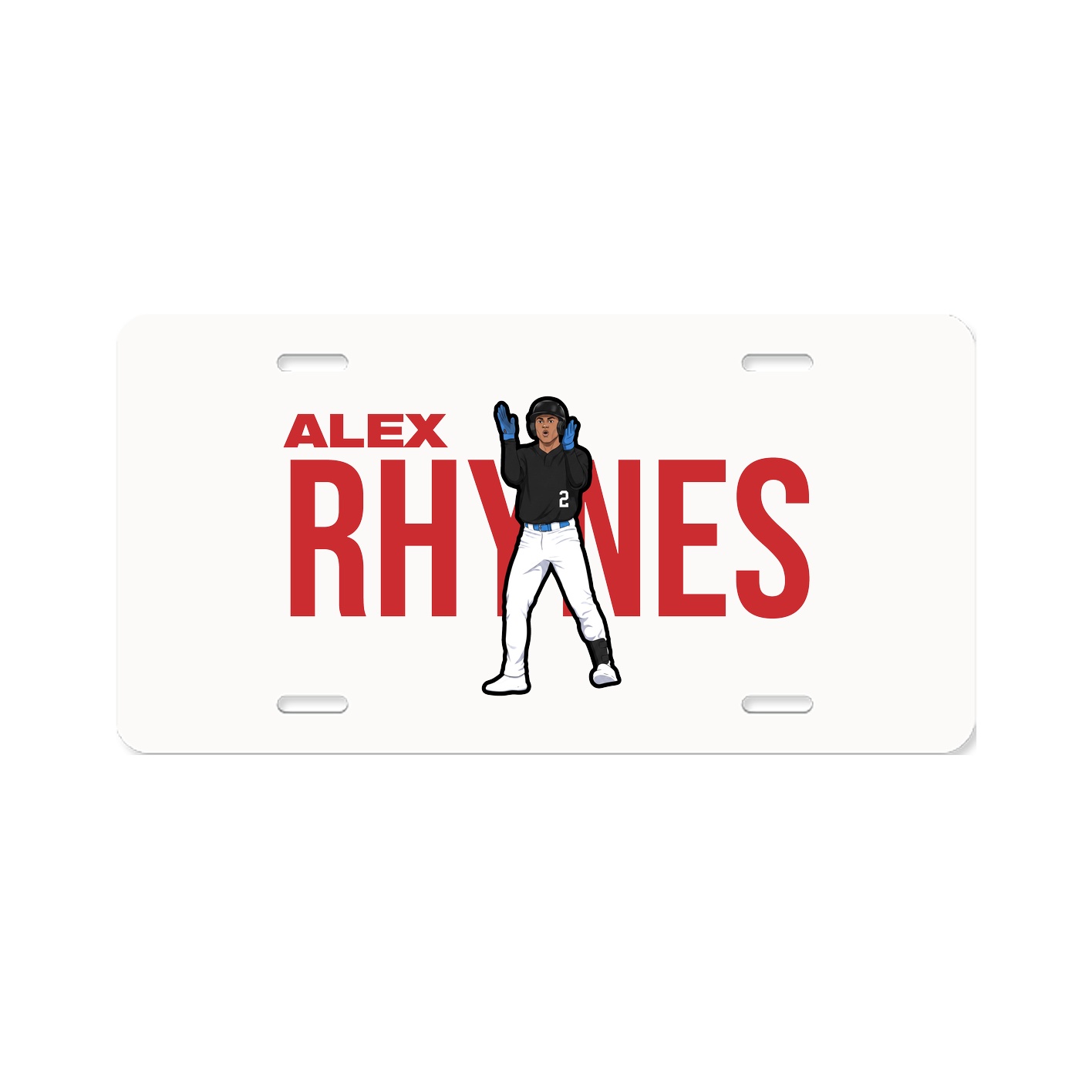 License Plate — Player Name in Classic