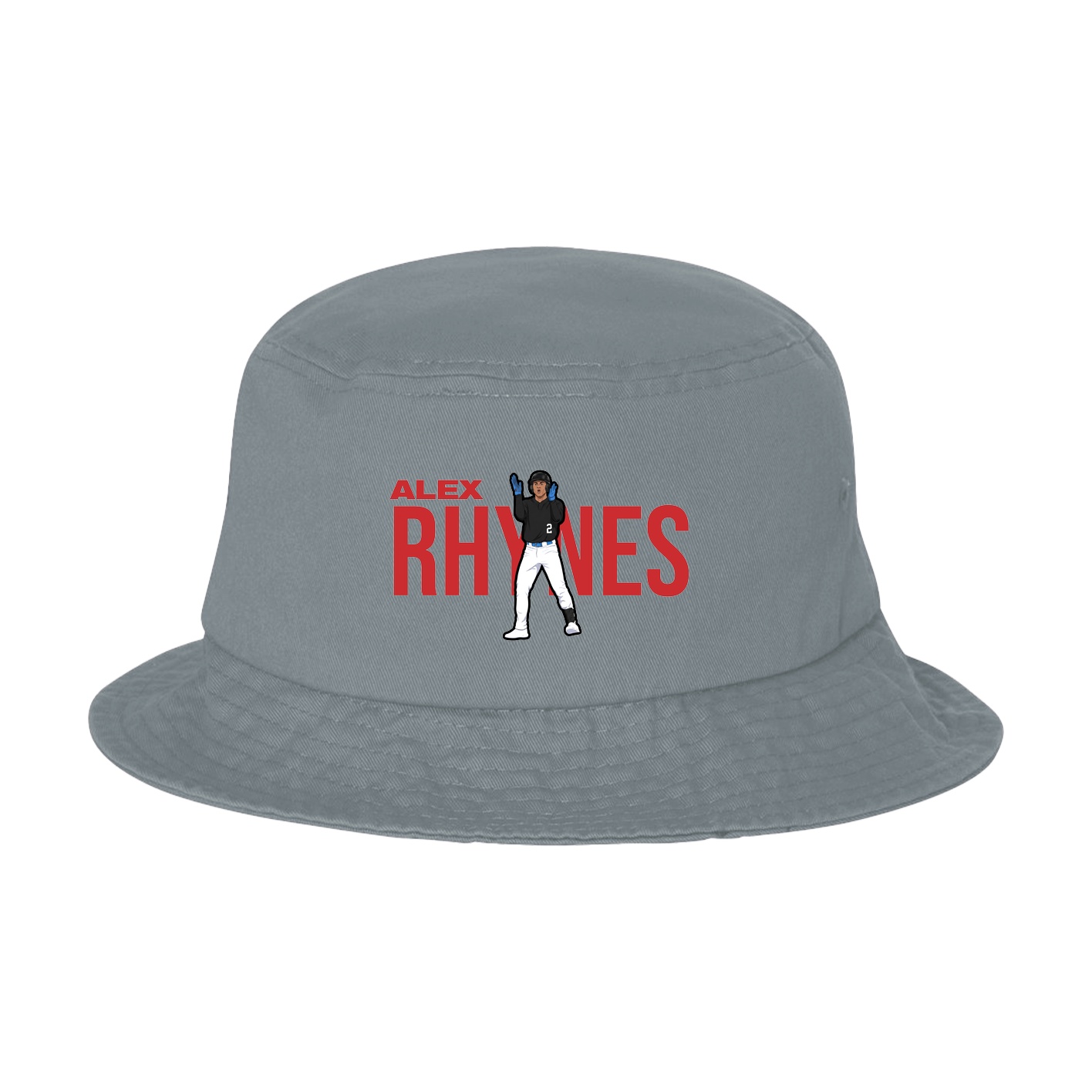 Bucket Cap — Player Name in Grey